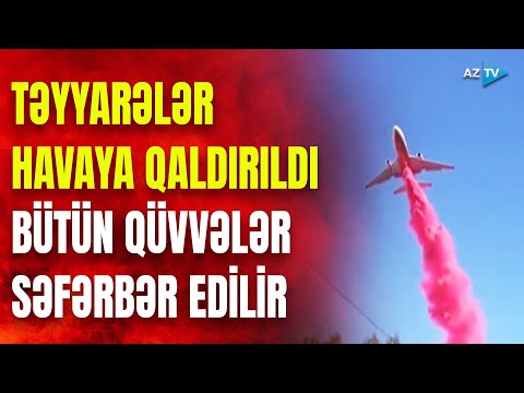 İnsanlar yanaraq ölür, itkinlər tapıla bilmir: Supergüc ABŞ təbiətin hiddəti qarşısında aciz qaldı