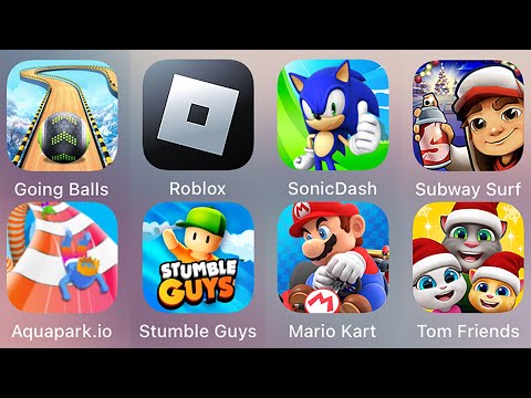 Roblox,Aquapark.io,Sonic Dash,Great School Breakout,Stumble Guys,Going Balls,Mario Kart,Tom Friends