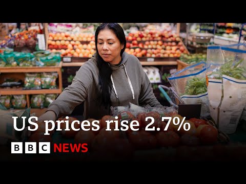 YouTube video thumbnail: US Inflation Rises as Tariffs Push up Prices