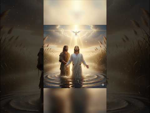 Jesus Baptism #jesus #shorts #baptism #holyspirit #dove
