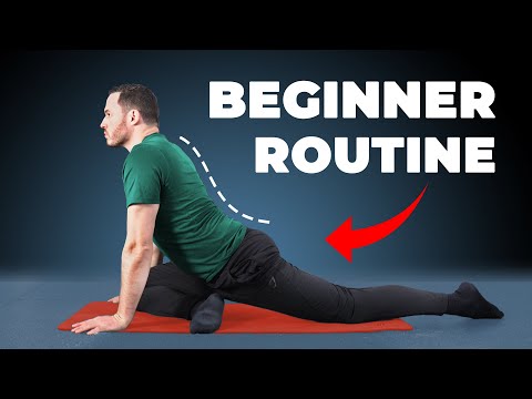 Beginner Stretch Routine For Lower Back and Legs. (Routine 1)