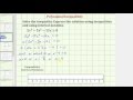 Polynomial Inequalities and Interval Notation