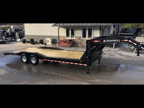 Ironbull 102x24' Gooseneck Car Hauler Trailer 14000#...