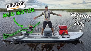 I put a MUD MOTOR on a PADDLEBOARD and built a Swamp Fishing Skiff