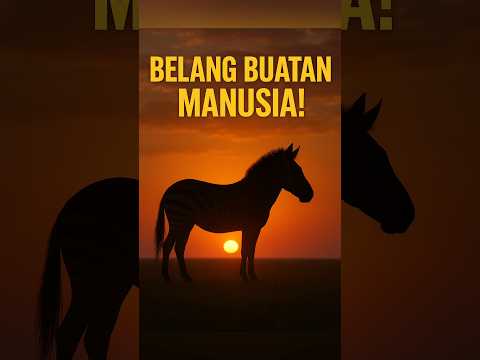 Hasil persilangan zebra x kuda | zorse. #exploresatwaliar #faktaunik #animals #wildlife