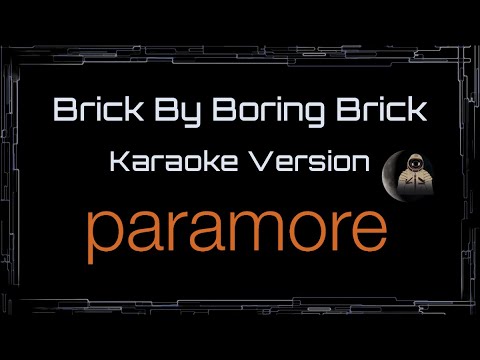 Paramore • Brick By Boring Brick (CC Karaoke / Instrumental)