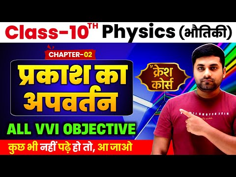 Prakash Ka Apvartan Class 10th Objective Question || Class 10 Physics Chapter 2 Objective Question