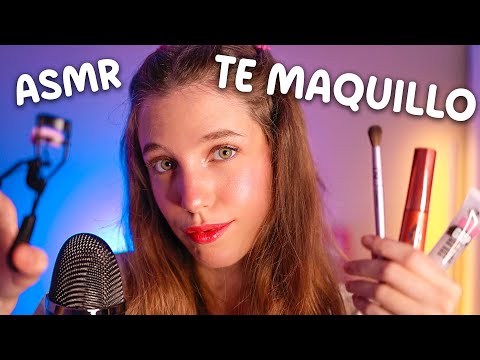 ASMR TE MAQUILLO MUY RÁPIDO 💄 Roleplay en español para que te duermas profundo 🌙