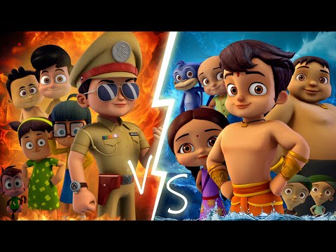 Chhota Bheem VS Little Singham - Battle of Superheroes | Cartoons for Kids | Adventure Videos
