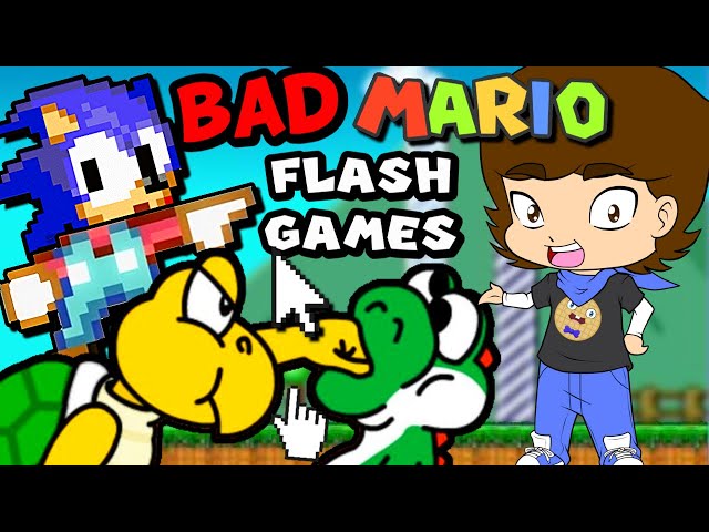 The WORST Mario Flash Games! - ConnerTheWaffle