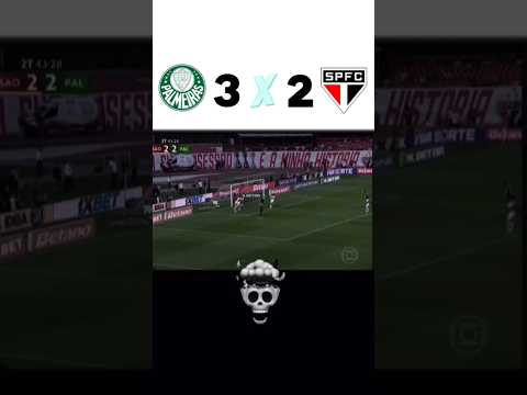 SPFC X SEP RODADA 27 DO BRASILEIRÃO #shorts #palmeiras #saopaulo