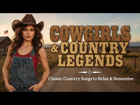Cowgirls & Country Legends – Classic Country Songs to Relax & Remember ( with Lyrics)