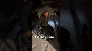 wheelchair vs snow