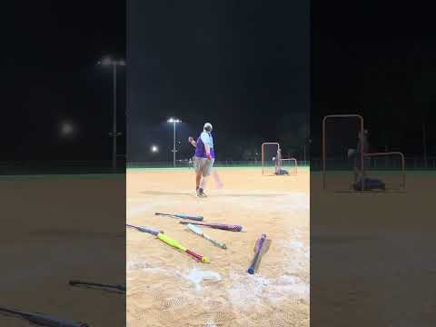 Hitting the baseball like final boss 😱 (via tylertdeloach)