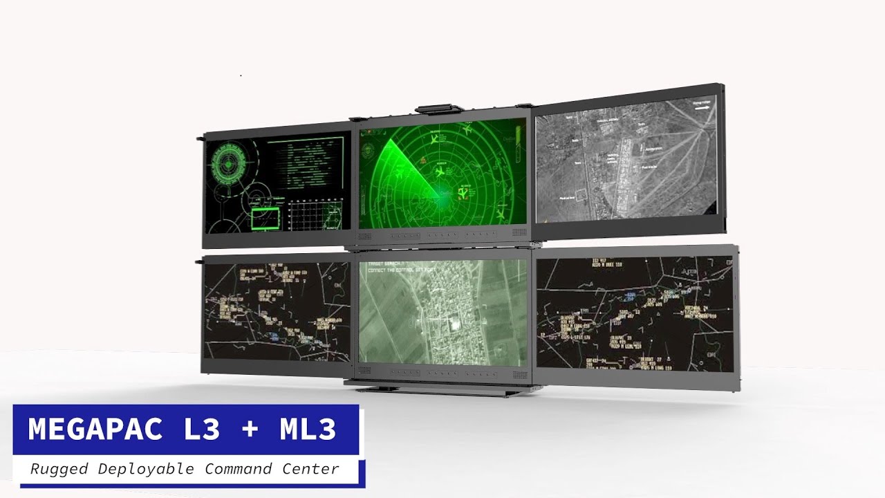 6 Screen Deployable Command and Control Center