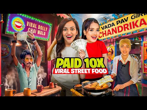 Eating Viral Street Foods with @nilanjanadhar & Paying her 10X  🫣