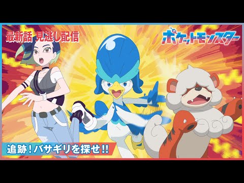 【公式】アニメ「ポケットモンスター」第72話「追跡！バサギリを探せ！！」（見逃し配信）