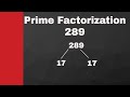 Prime Factorization Concepts and Methods