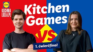 KITCHEN GAMES #1: Kuba "Coocharz" Przeździecki vs. Amelia Zalewska | Kuchnia Lidla