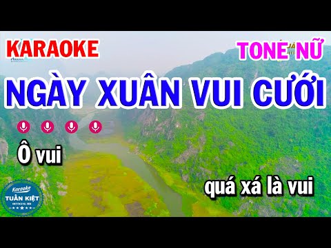 Ngày Xuân Vui Cưới Karaoke Tone Nữ Nhạc Sống Cha Cha