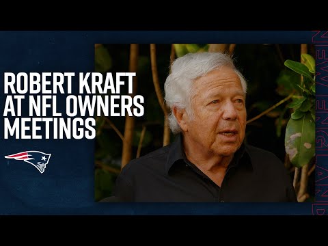 Robert Kraft Talks Patriots Offseason, Draft & Free Agency | NFL Owners Meetings video clip