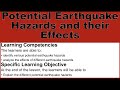 Earthquake Hazards and Concepts