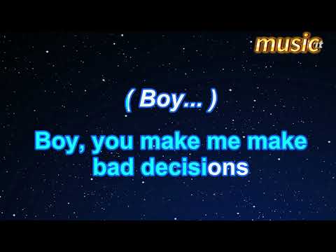 Bad Decisions – Ariana GrandeKTV 伴奏 no vocal 無人聲 music 純音樂 karaoke 卡拉OK 伴唱糟糕的決定 – Ariana Grande