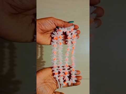 harshringhar flower #harshringar #flower #diwalihangimg #diwalihomedecorideas #gajra #style #ideas