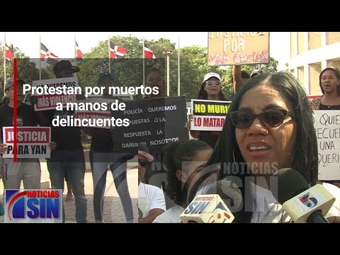 Protestan por muertos a manos de delincuentes