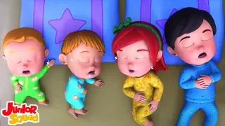 Diez en la Cama Canciones Infantiles para Niños por Junior Squad