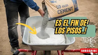 Solo MEZCLA CEMENTO y CAL. MIRA esta TECNICA ANTIGUA te SORPRENDERÁ el RESULTADO FINAL..!!