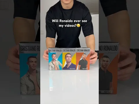 Wait for the result..🎥 All 3 CR7 Parfums🩵💛🧡 #cristianoronaldo #parfum #cr7 #shorts #videography