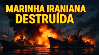 MARINHA IRANIANA DESTRUÍDA! B-2 Voam Para Guam + Teerã Sob Ataque