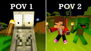 NEW Funny JJ Mikey Special POV - Maizen Minecraft Animation JJ & Mikey