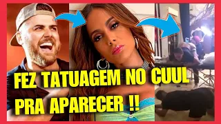 Anitta responde Zé Neto sobre tatuagem no cool (anel de couro)