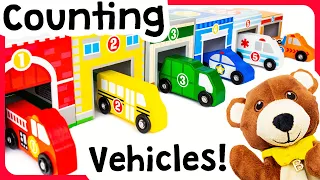 Preschool Learning Videos for Toddlers | Learn how to Count with Toy Cars | 3 & 4 year olds Numbers