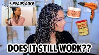 *MUST WATCH* REDOING MY FIRST EVER WASH & GO FROM 5 YEARS AGO 😱