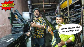 I MET WITH THE BOLLYWOOD GUN-MAN OF INDIA😍😱 **Machine Guns, Rocket Launcher, Rare Guns**