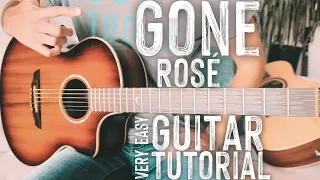 Gone ROSÉ Guitar Tutorial (Blackpink) // Gone Guitar // Guitar Lesson #850