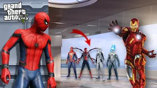 ကျွန်တော် Spider-Man ဝတ်စုံတွေကိုခိုးခဲ့တယ် | I stole Spider-Man Suits in GTA V | SMART On Live
