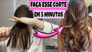 COMO CORTAR O CABELO EM CAMADAS SOZINHA, FAÇA VOCÊ MESMO!