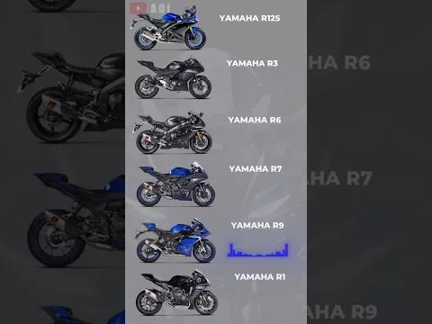 Yamaha R Series - EXHAUST SOUND COMPARISON *PURE SOUND*