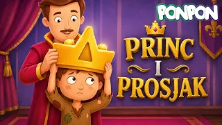 Bajke za decu | Princ i prosjak 👑 | Mark Tven | Crtani film na srpskom