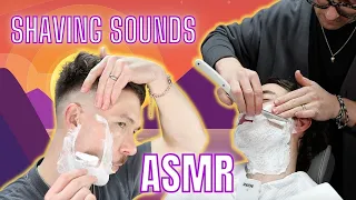 💥Extra Crunchy ASMR 🎧 Razor Shaving The Beard Hair Sounds Compilation - Fall ASLEEP To 😴