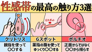 【完全版】女性が最も感じやすい性感帯の刺激方法３選
