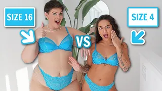 Size 4 vs Size 16 Try On The Same Outfits From SAVAGE X FENTY!