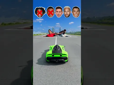 Ronaldo crazy game #17 | CR7✅😎YAMAL😈❌ MESSI✅ #automobile #beamngdrive #messi #ronaldo #mrbeast
