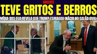 URGENTE RELATOS DA MÍDIA DOS EUA CONFIRMAM QUE LULA FOI ESMAGADO NO SALÃO OVAL TEVE GRITOS E BERROS