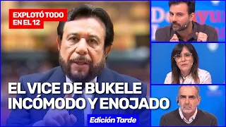💥EL VICE DE BUKELE ACUSÓ A LOS PERIODISTAS DE TERGIVERSAR CUANDO LE PREGUNTARON POR LOS DDHH