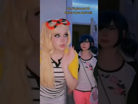 Chloé secretly cosplaying Ladybug | Marinette Dupain-Cheng and Chloé Bourgeois #cosplay | Miraculous